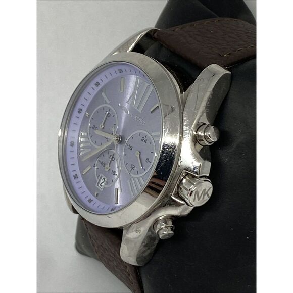 Michael Kors MK6331 Women's Brown Leather Analog Dial Quartz Genuine Watch GE460 - Picture 4 of 12